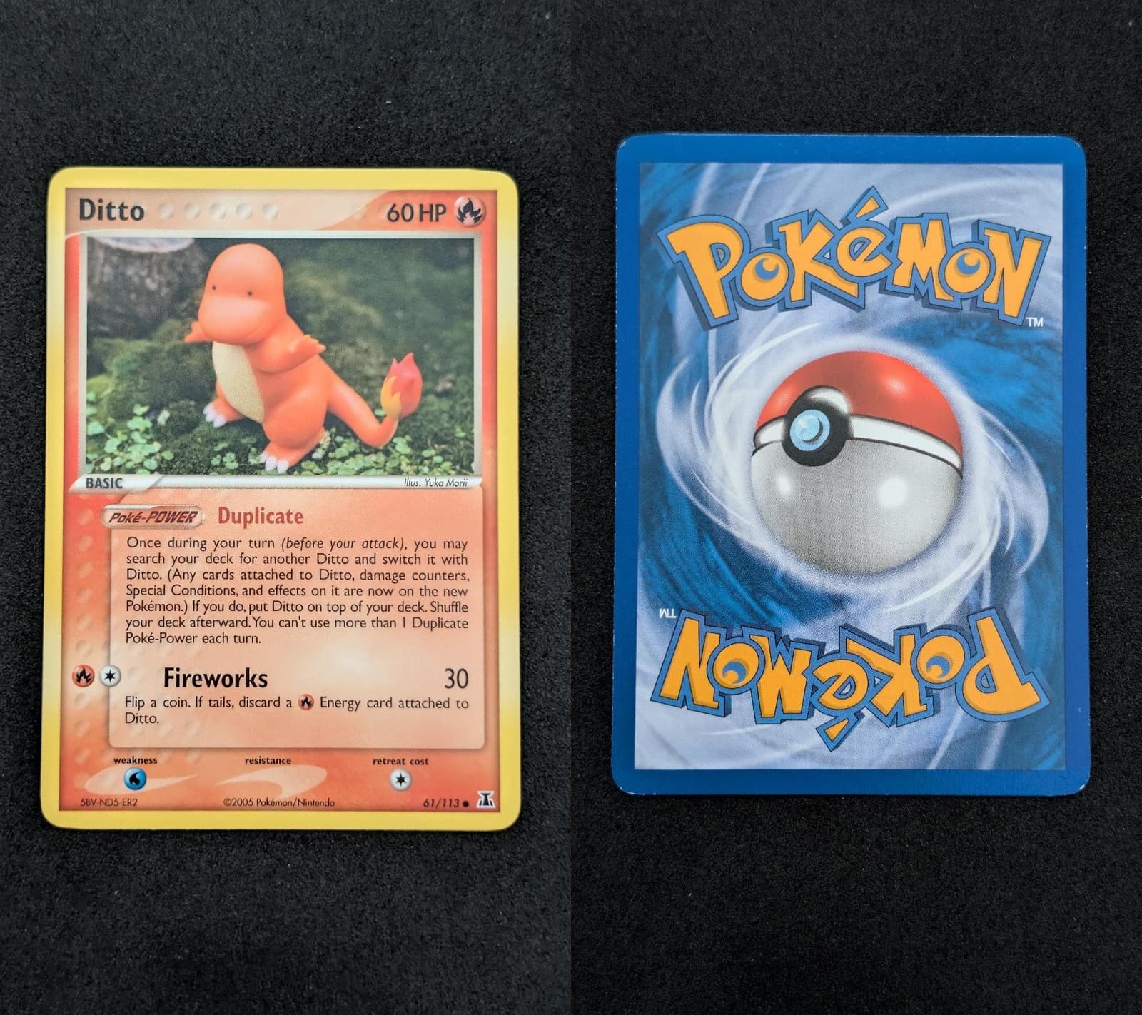 Ditto 61/113 Common Delta Species Pokemon Near Mint