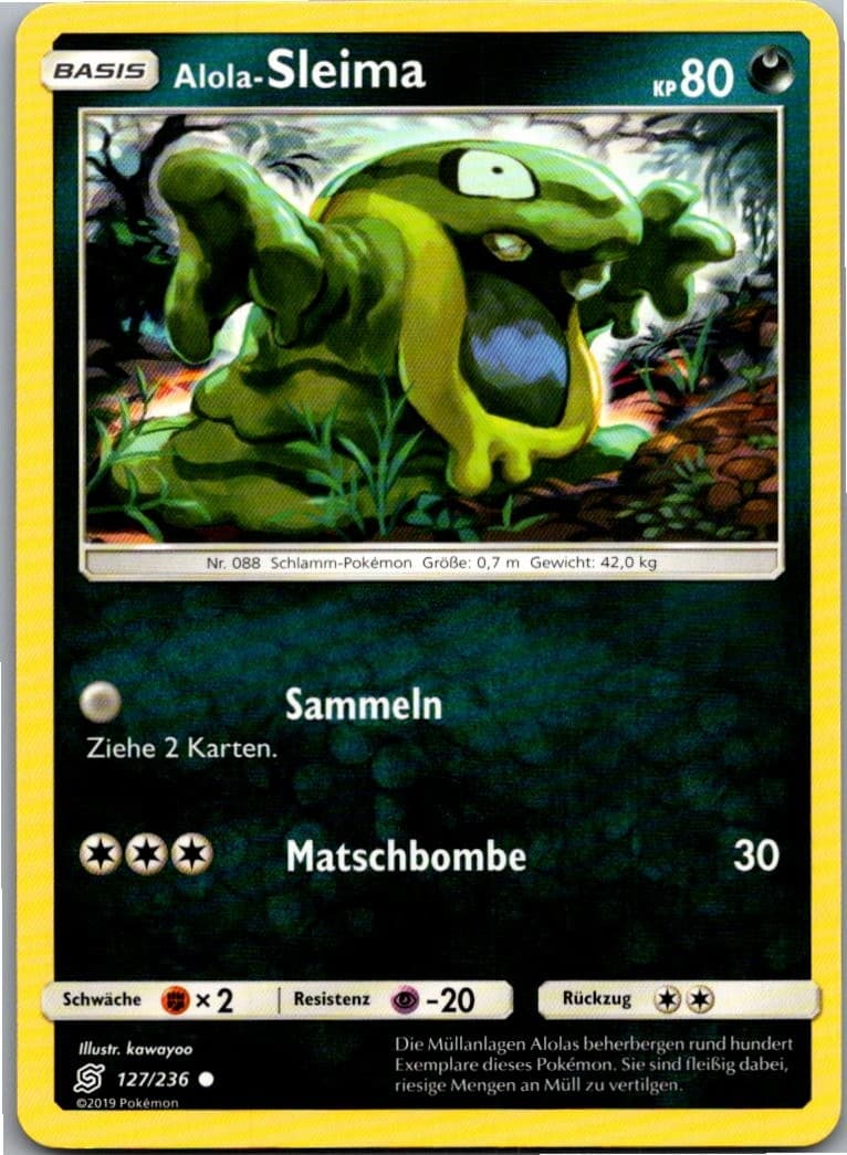 Alola-Sleima 127/236 Bund der Gleichgesinnten Deutsch Sammelkarte