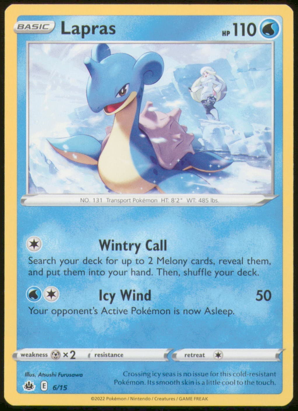 Lapras Normal [McDonald's Promos 2022 - 006/015] Moderately Played