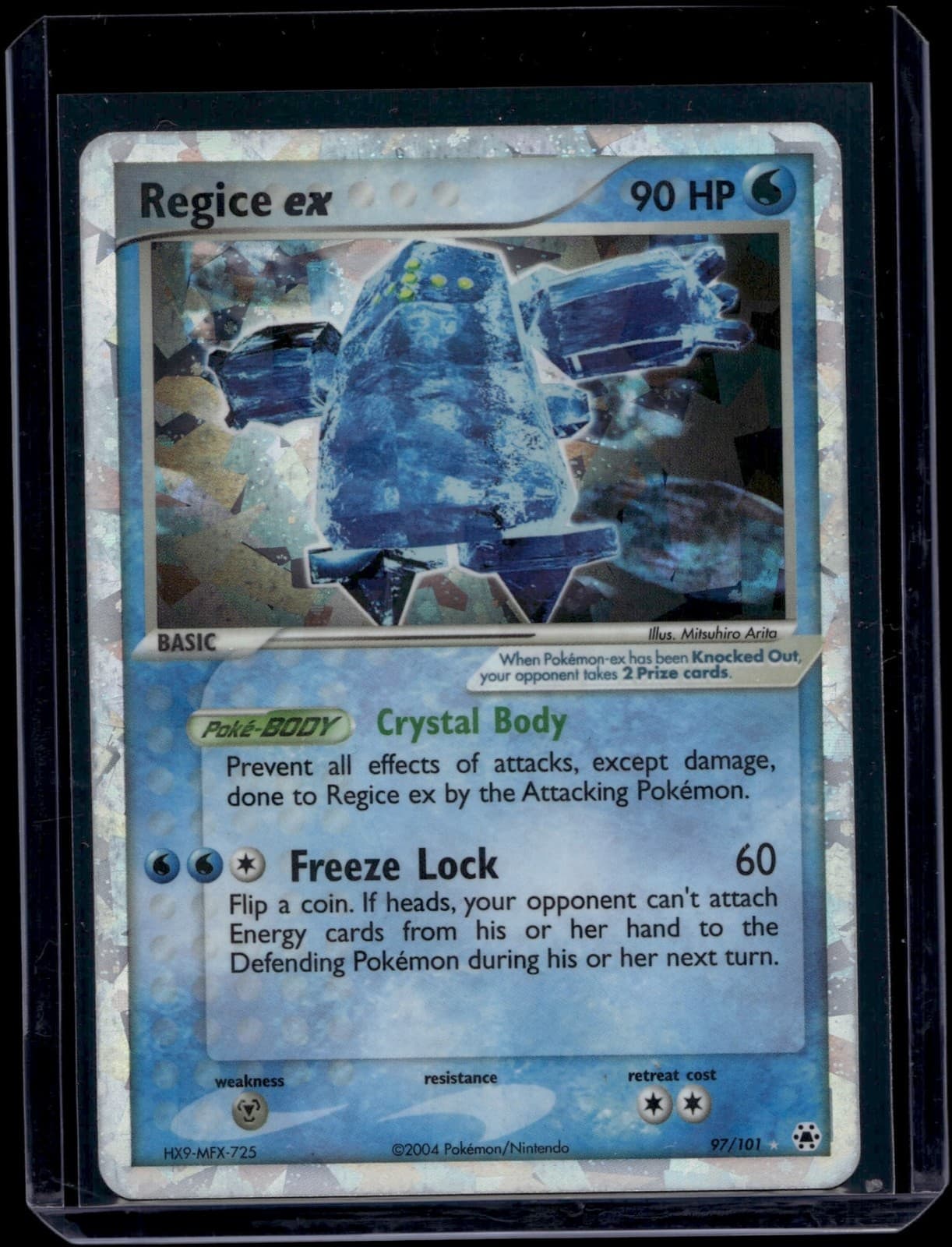Pokemon Regice ex 97/101 EX Hidden Legends MP