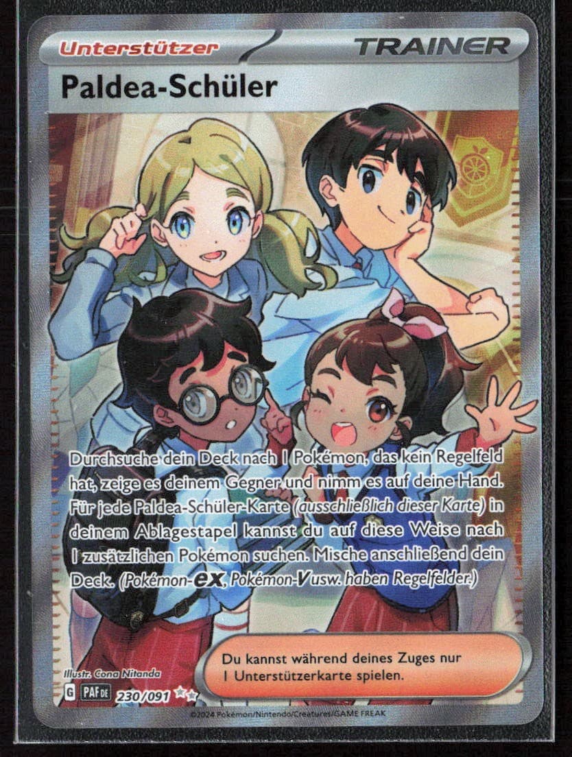 Pokemon TCG Paldea-Schüler 230 2024 Paldeas Schicksale NM