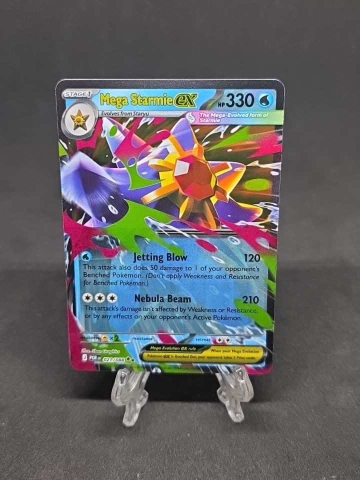 Pokemon Mega Starmie Ex 21/88 Perfect Order
