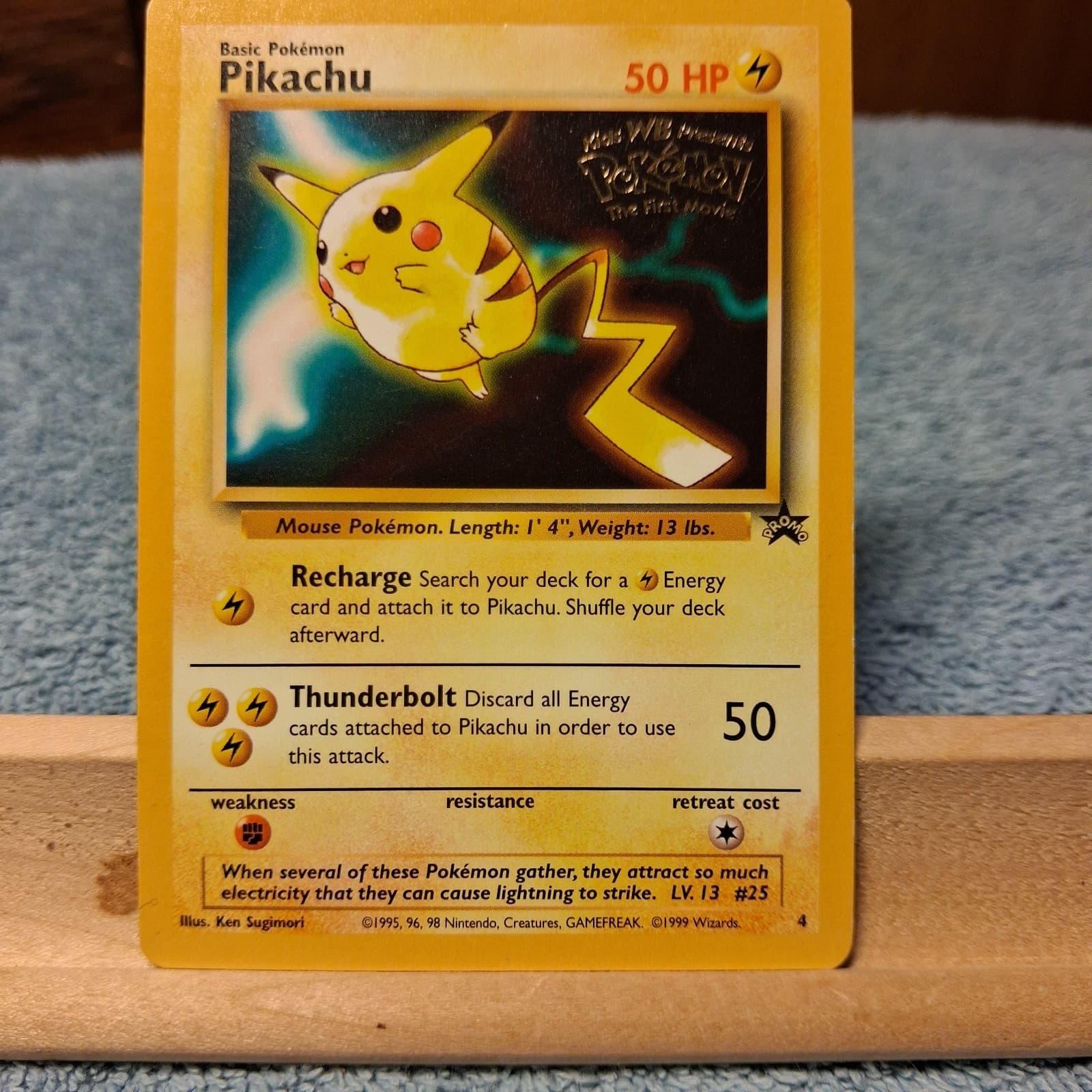 Pokémon TCG Pikachu Wizards Black Star Promos 4 Regular Promo