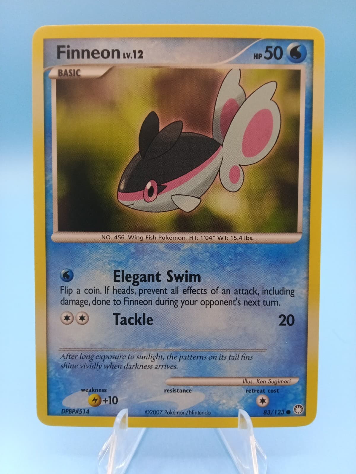 2007 Pokemon Mysterious Treasures Finneon #83