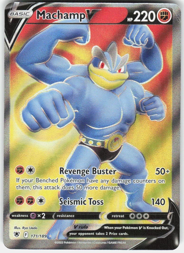 Machamp V 171/189 UR Astral Radiance Pokemon Holo Near Mint