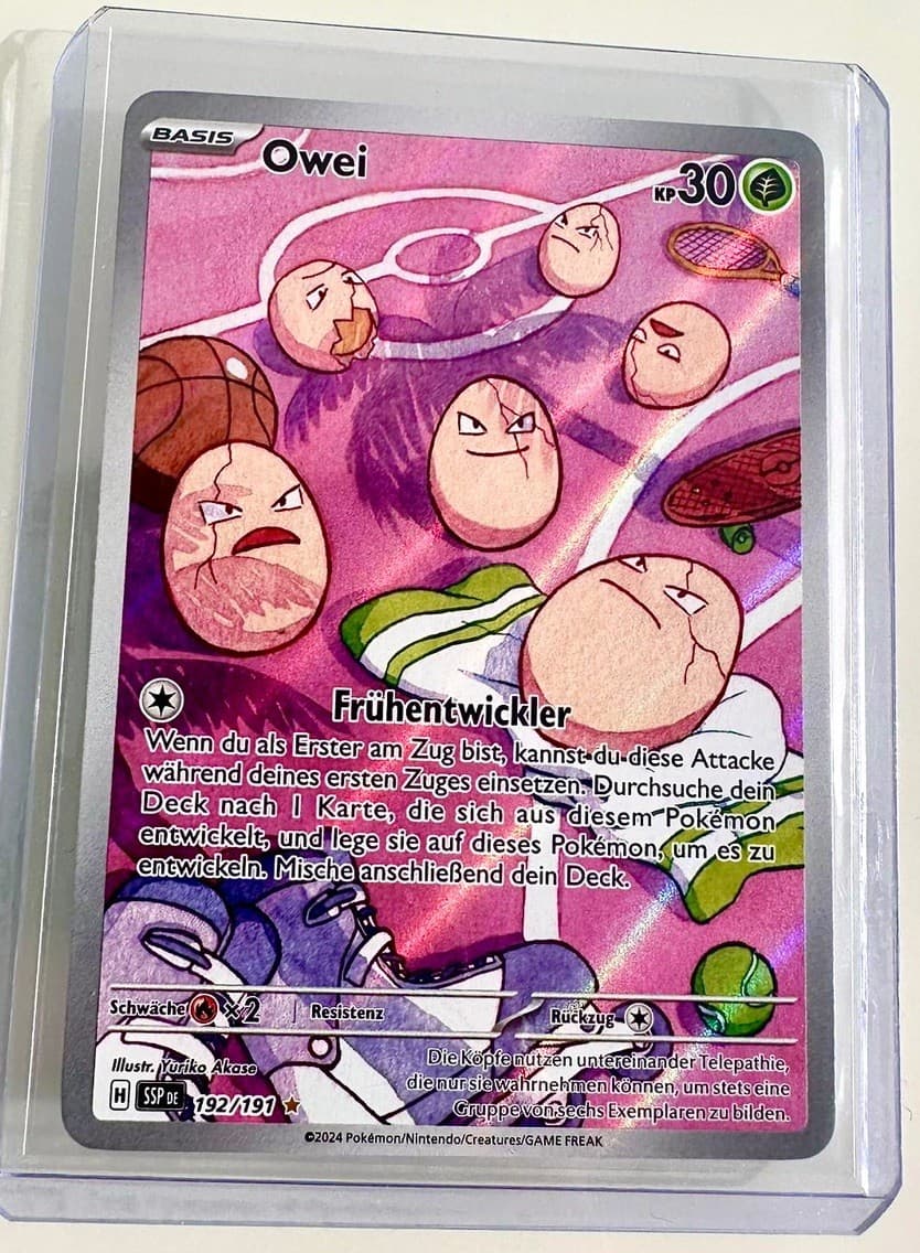 Pokémon Owei 192/191 Stürmische Funken Illustration Rare Deutsch NearMint