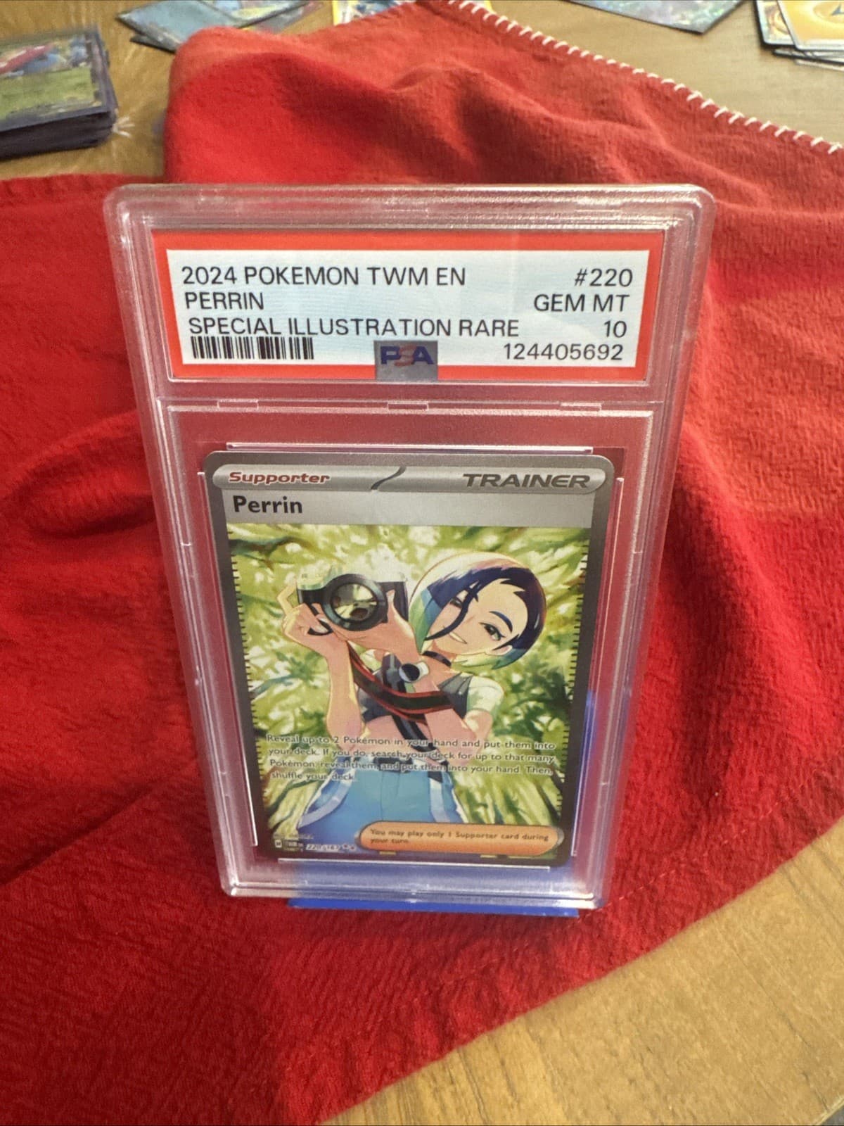 Pokémon Twilight Masquerade Perrin 220/167 PSA 10 Gem Mint SIR