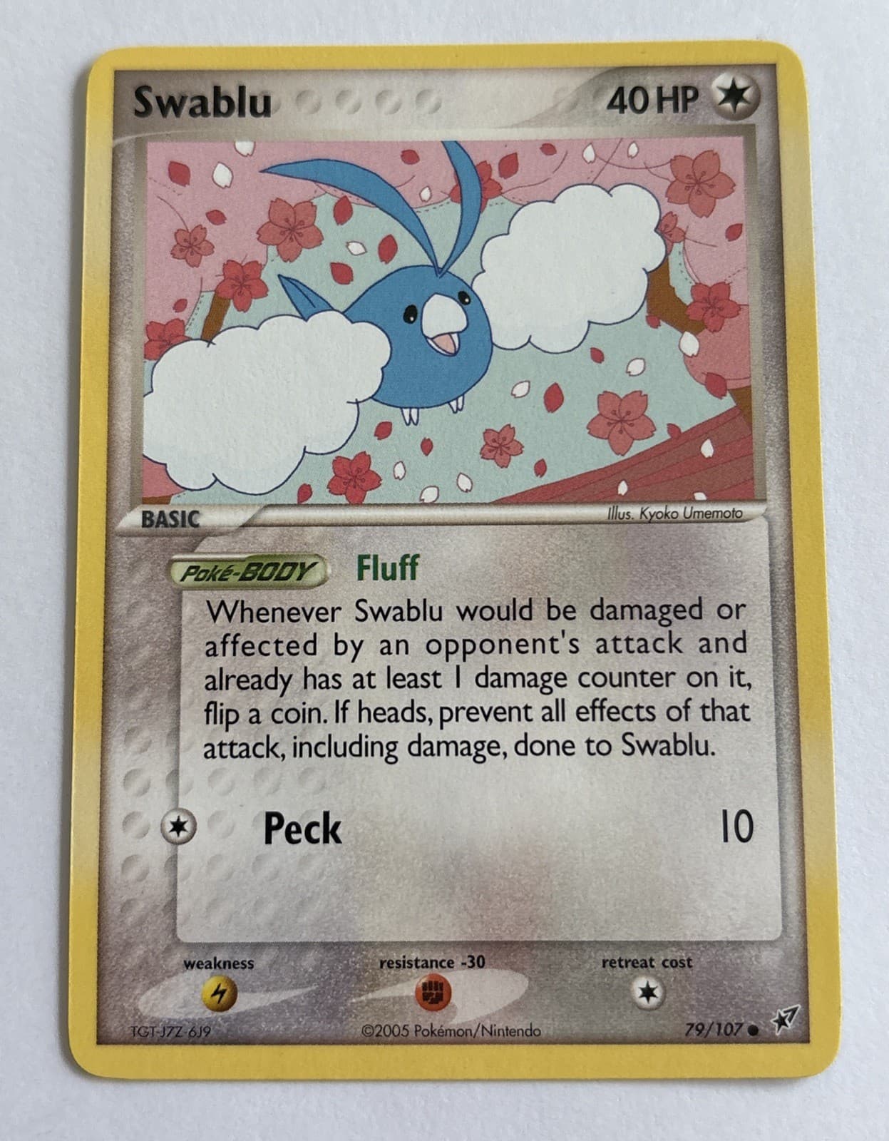 Swablu 79/107 Common Deoxys Pokemon TCG NM
