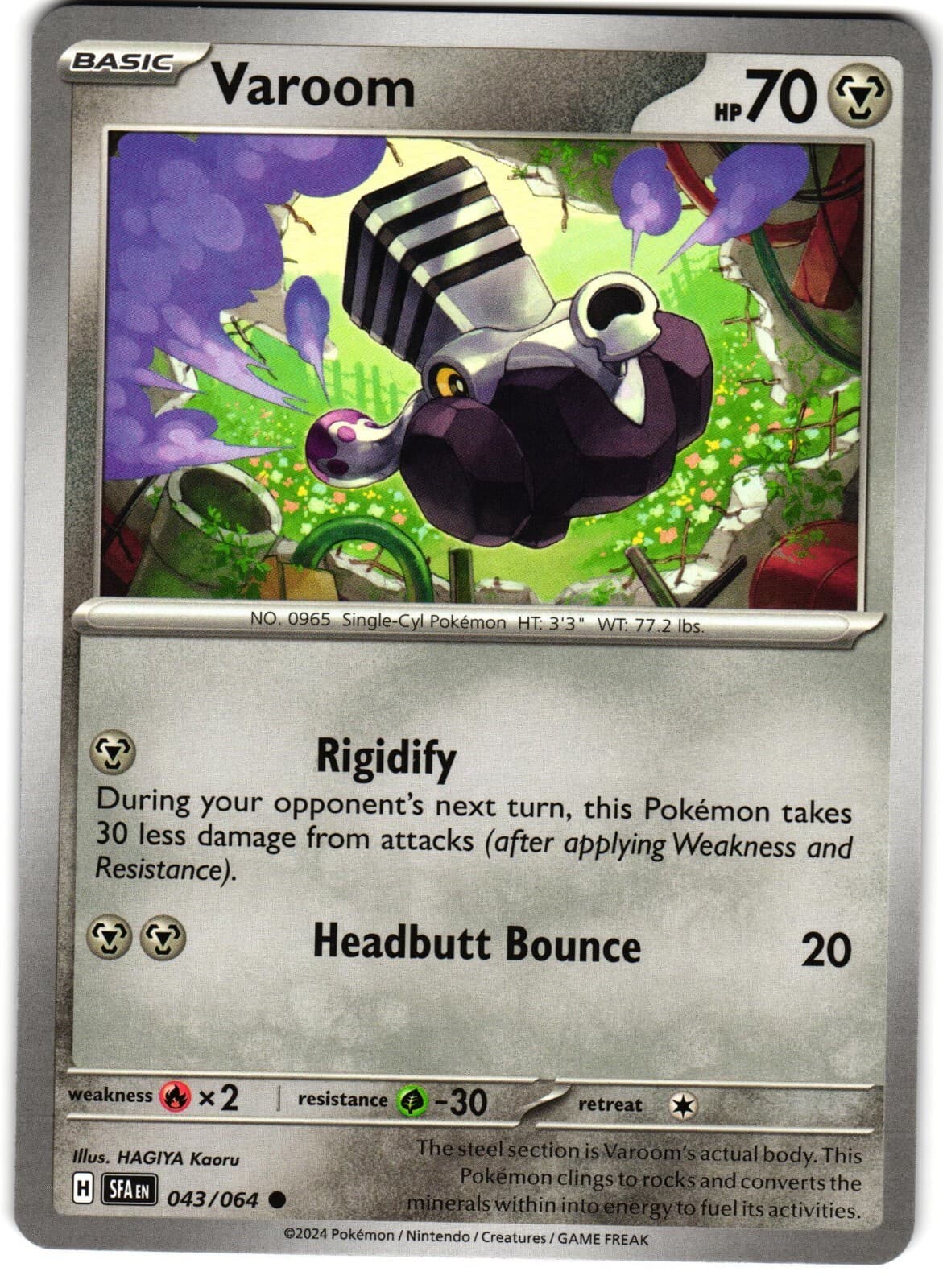 Varoom 43/64 Pokemon SV: Shrouded Fable