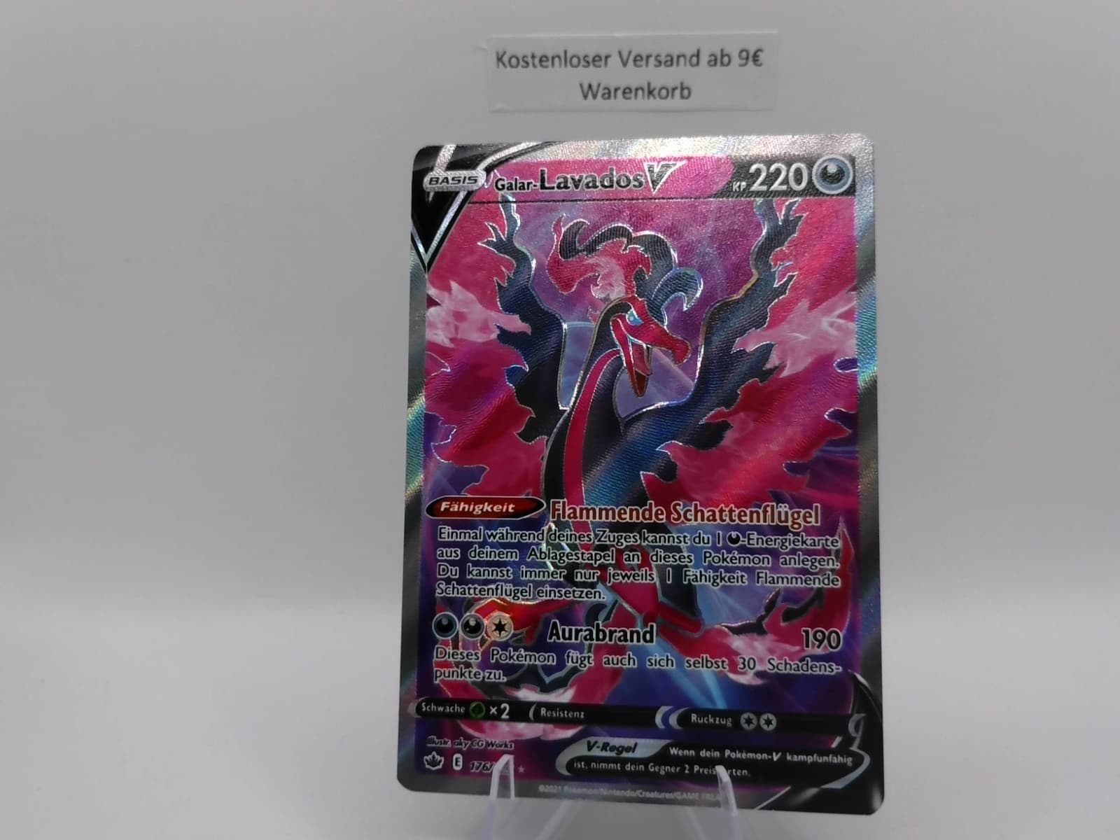 Pokemon Galar-Lavados V FA | Deutsch 176/198 Schaurige Herrschaft | Near Mint