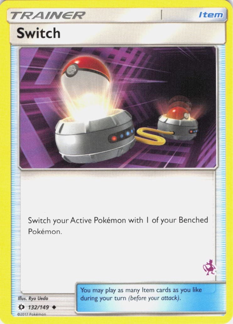 Switch Sun & Moon 132/149 Normal Pokemon TCG NM
