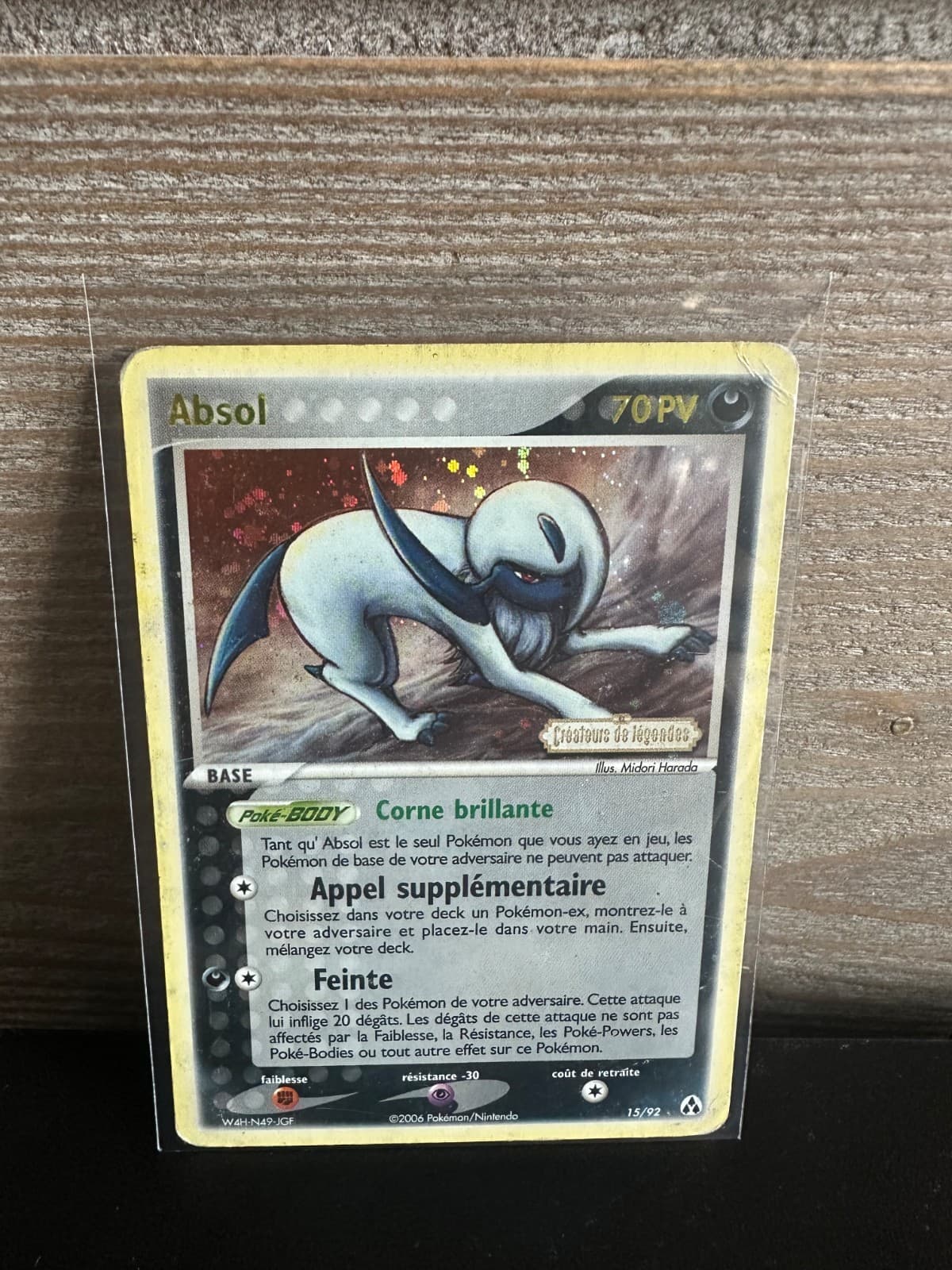 Absol 15/92 - EX Créateurs de légendes FR