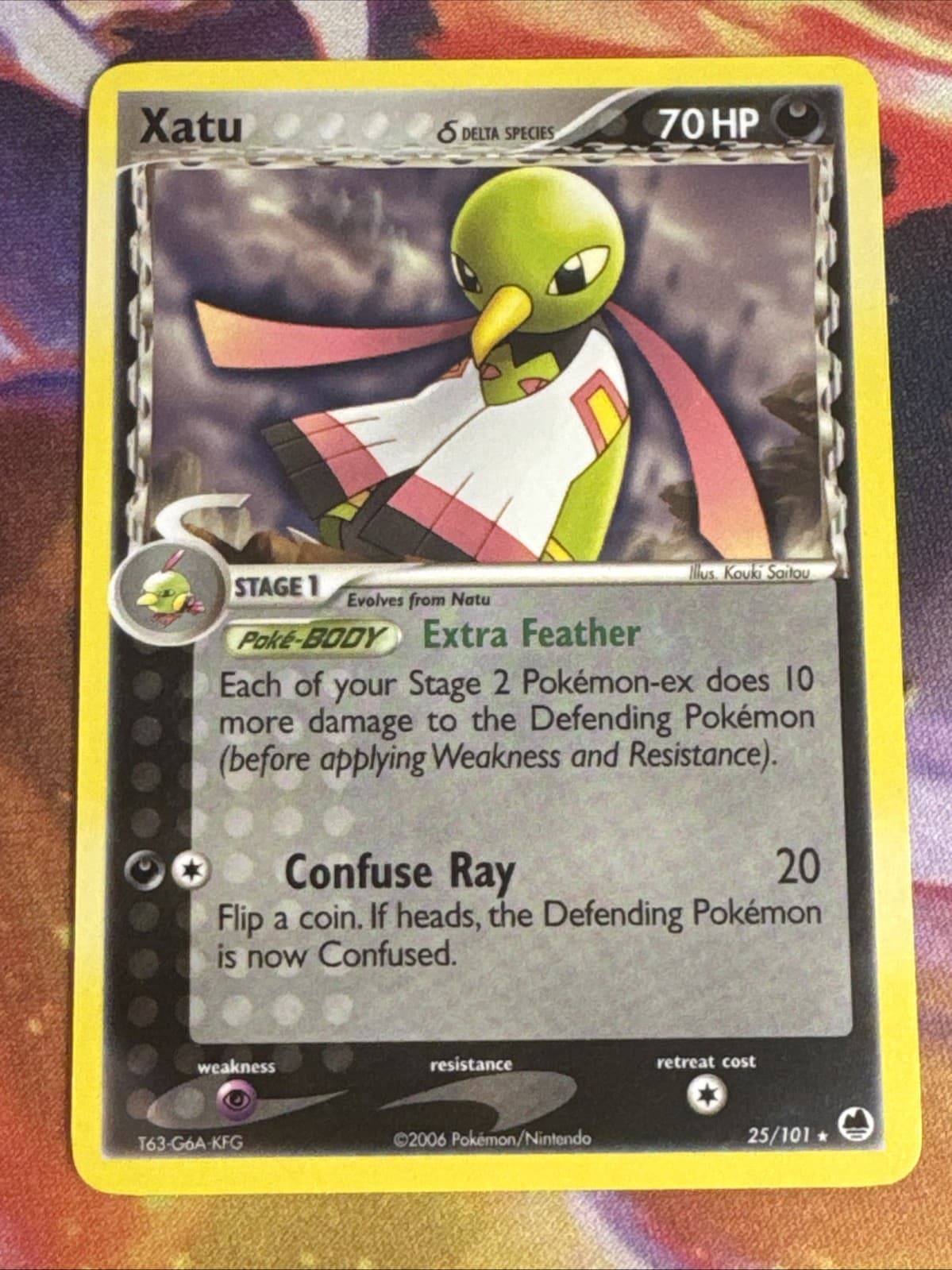Xatu 25/101 NM Rare Dragon Frontiers 2006 Pokemon TCG