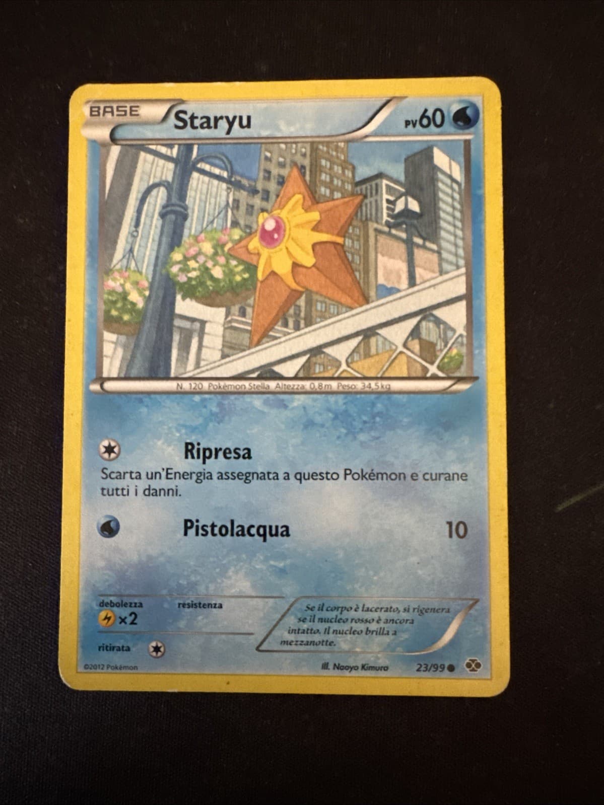 Carta Pokemon Staryu 23/99 Destini Futuri Comune in Italiano Ita 2012
