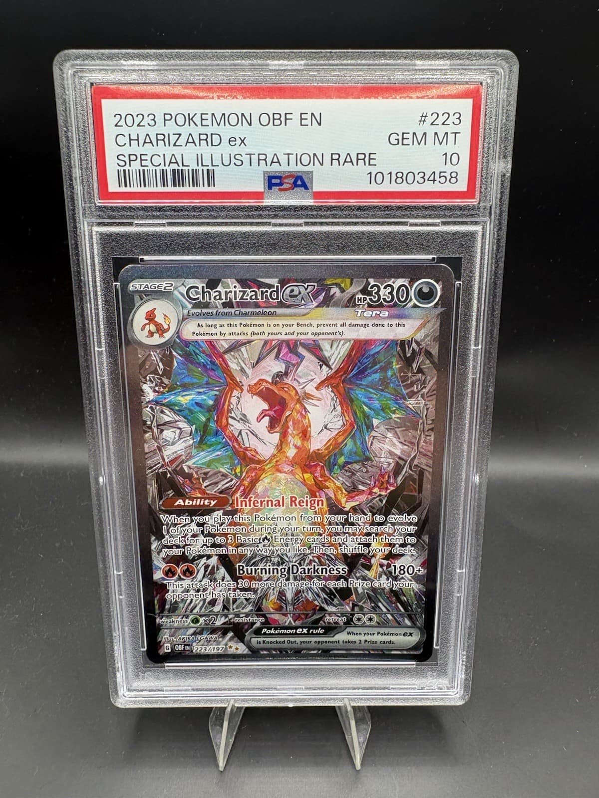 💎GEM MINT💎 PSA 10 Pokemon SV Charizard ex Special Illustration Rare #223/197