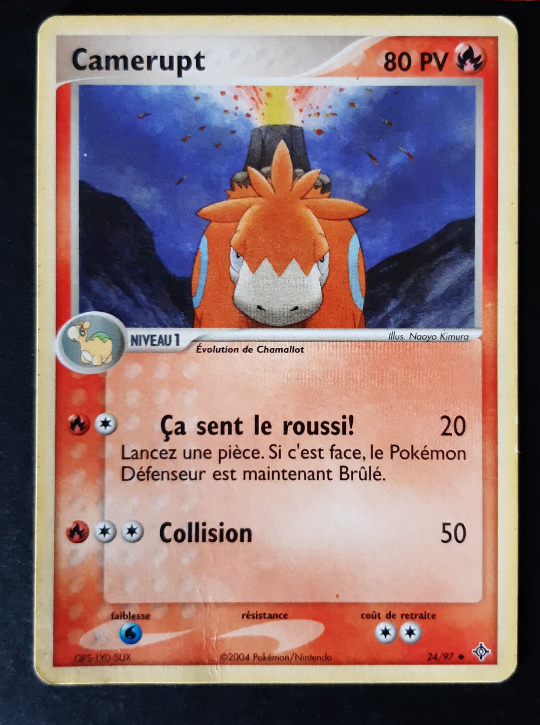 Camerupt 24/97 Ex Dragon Carte Pokemon Français