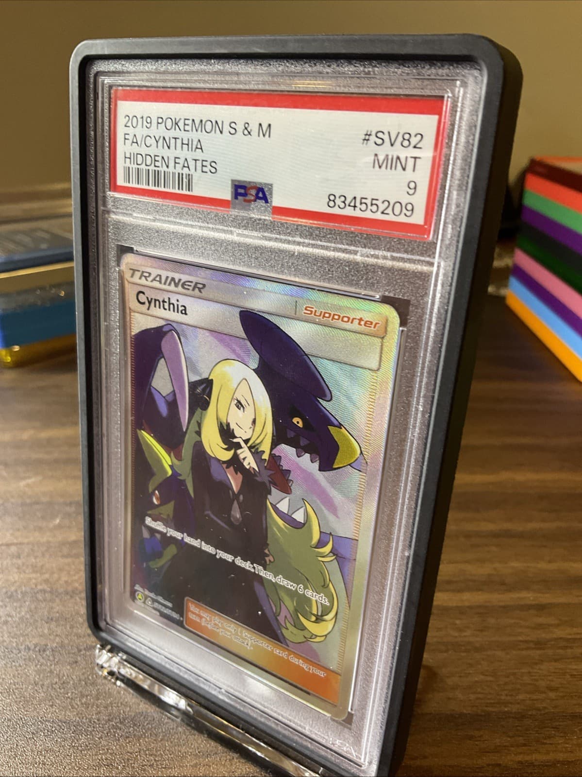 The Pokémon Company Cynthia SV82/SV94 Hidden Fates Shiny Vault FA Holo EN PSA 9