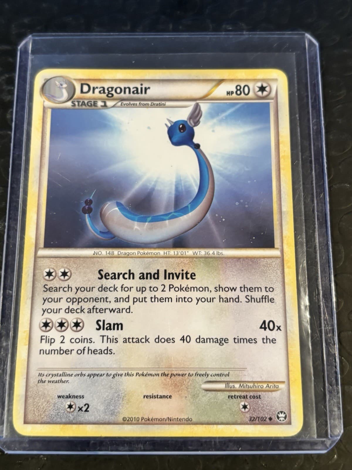 Pokemon Card HS Triumphant Dragonair Uncommon 32/102
