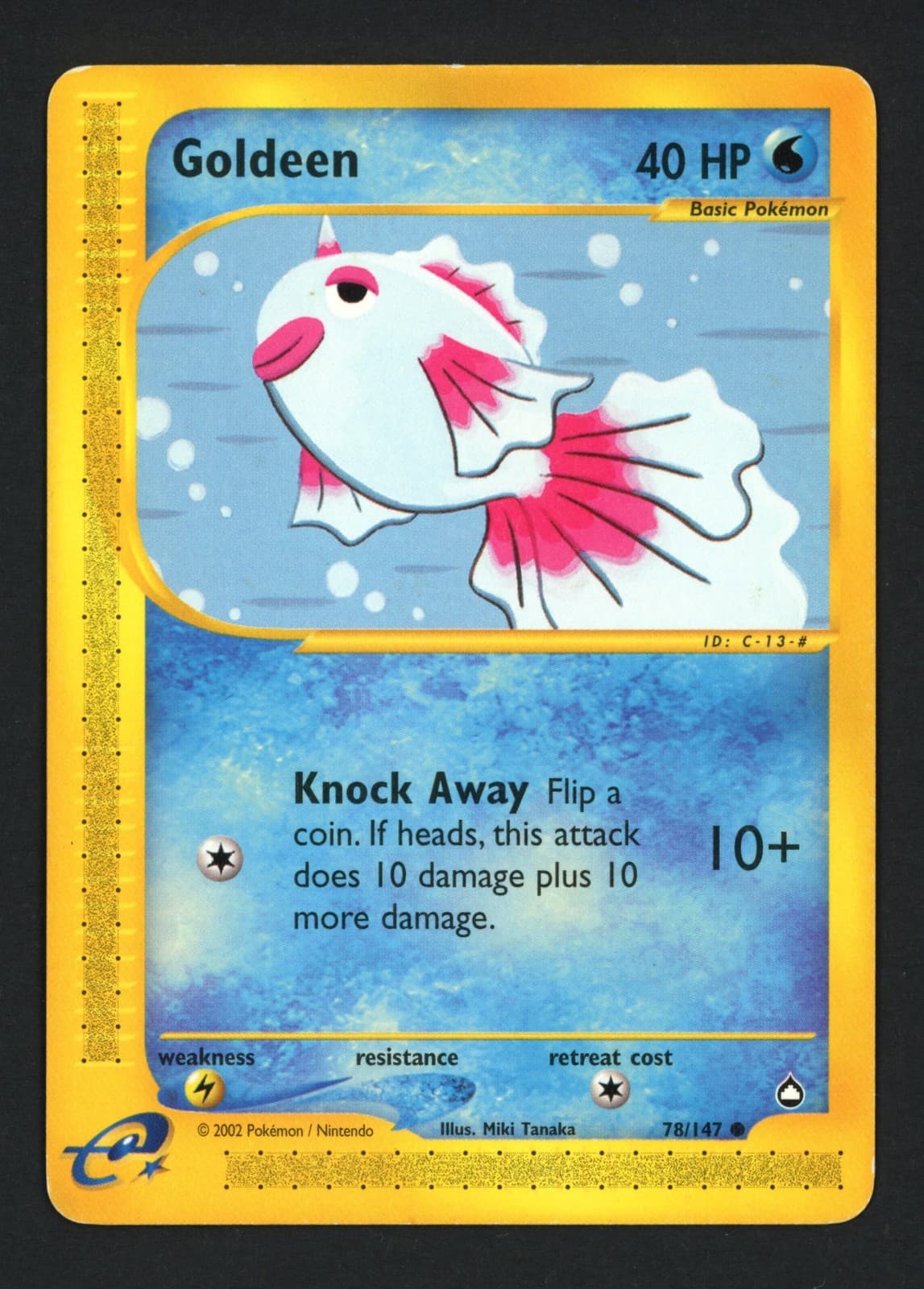 Goldeen 78/147 Aquapolis Common Pokemon TCG