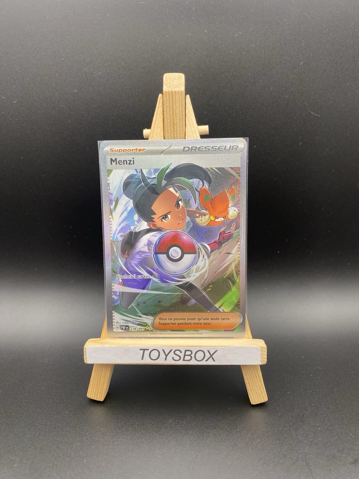 Carte Pokémon Menzi FA 238/091 / Destinées De Paldea EV4.5 / NEUF FR
