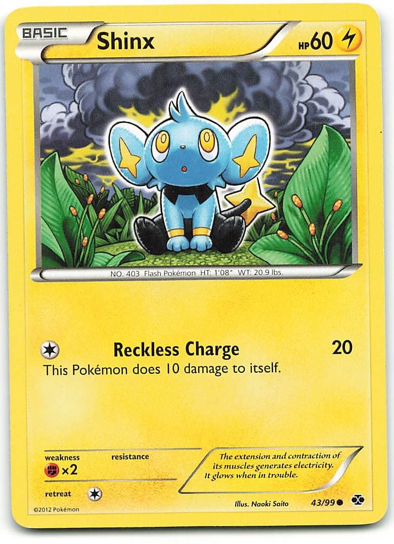 Shinx 43/99 Common Next Destinies Pokemon