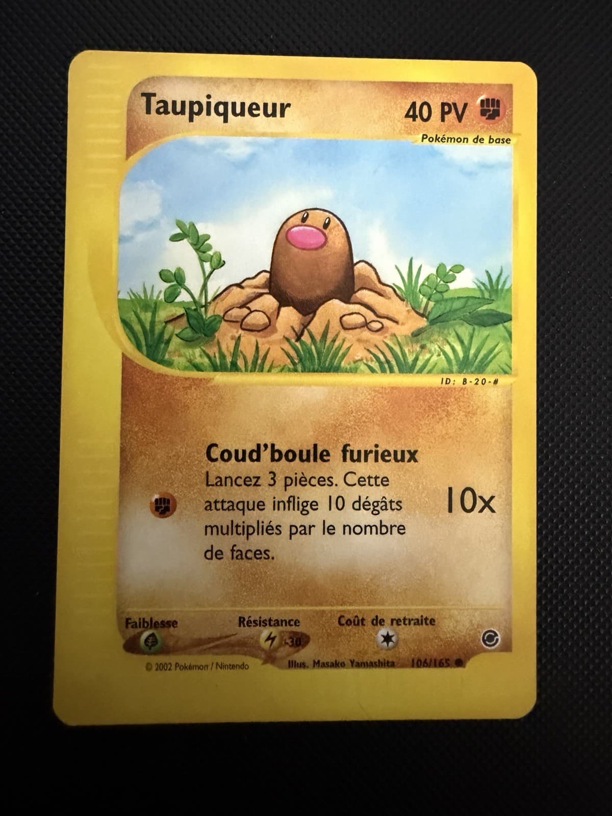 TAUPIQUEUR COMMUNE - POKÉMON 106/165 EXPÉDITION FR