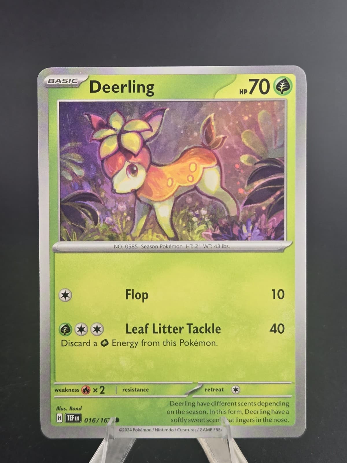 Pokemon Deerling (16/162) Temporal Forces Uncommon NM
