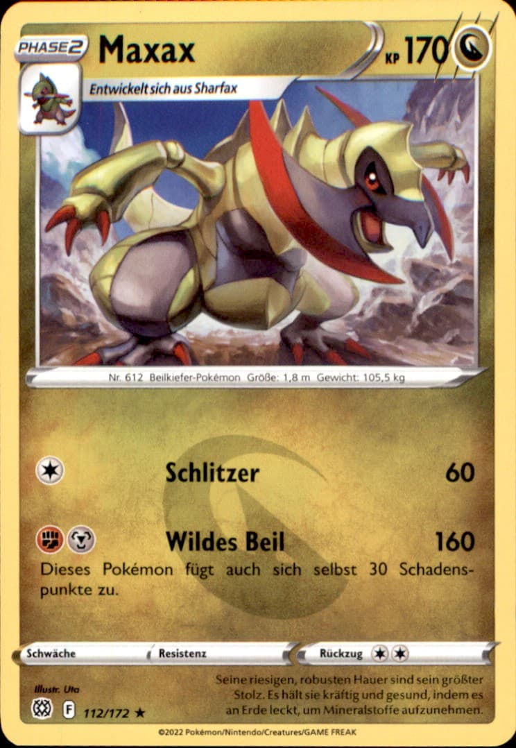 Pokemon - 112/172 - Maxax - Rare Strahlende Sterne