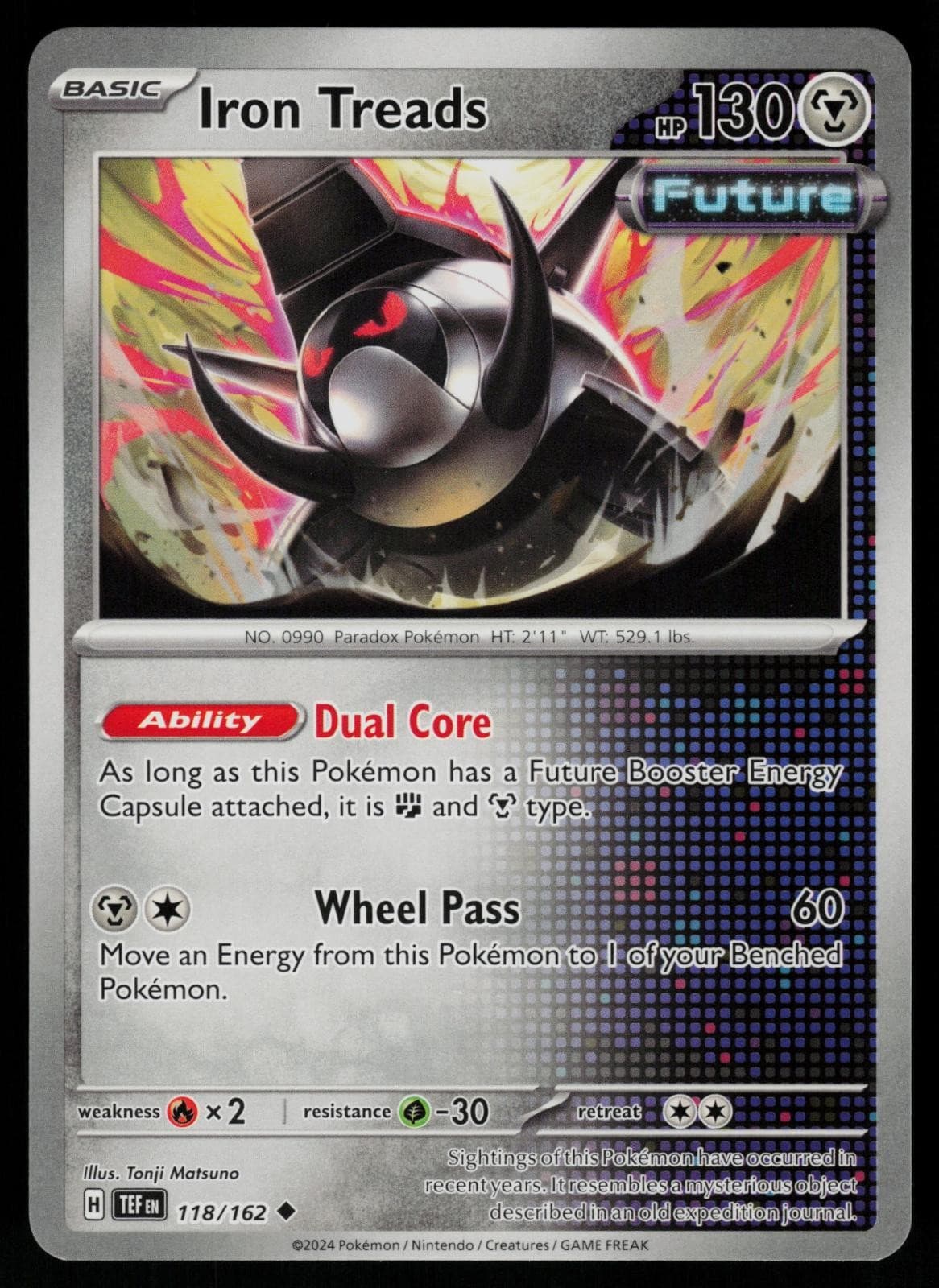 Iron Treads 118/162 Uncommon - Pokemon Temporal Forces