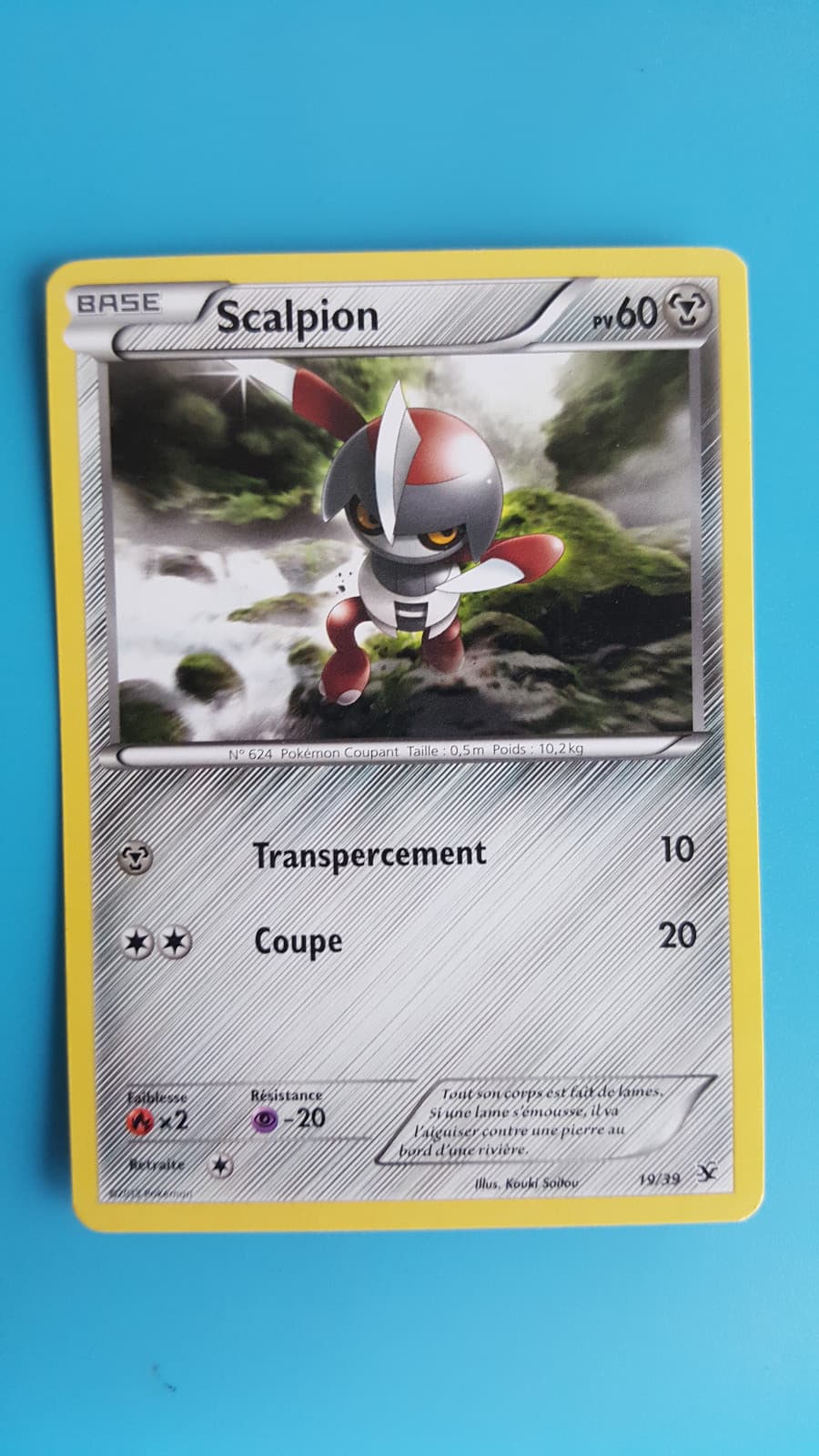 😀 😀 😀 Carte Pokemon SCALPION [ XY Bienvenue A Kalos - 19/39 ] TBET