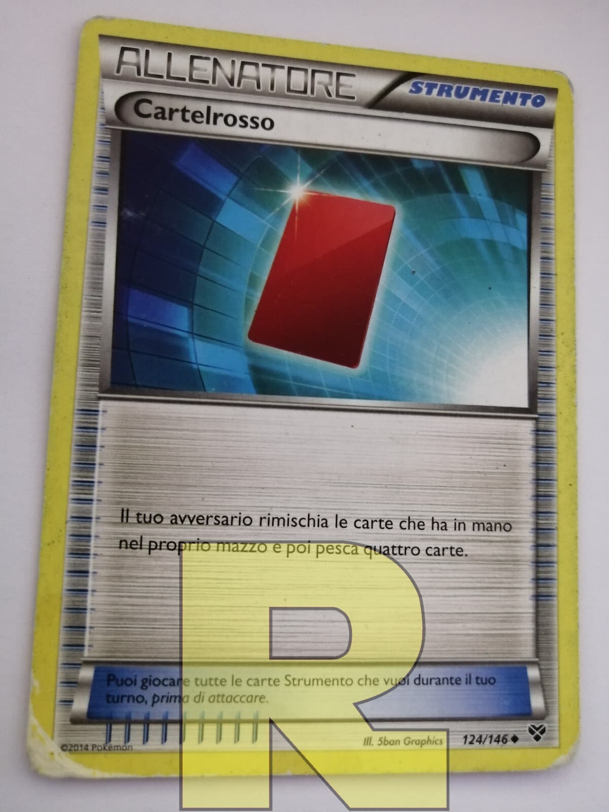 Cartelrosso / Red Card ® XY 124/146 ® Non Comune ® Pokemon ® Italiano ® Good-
