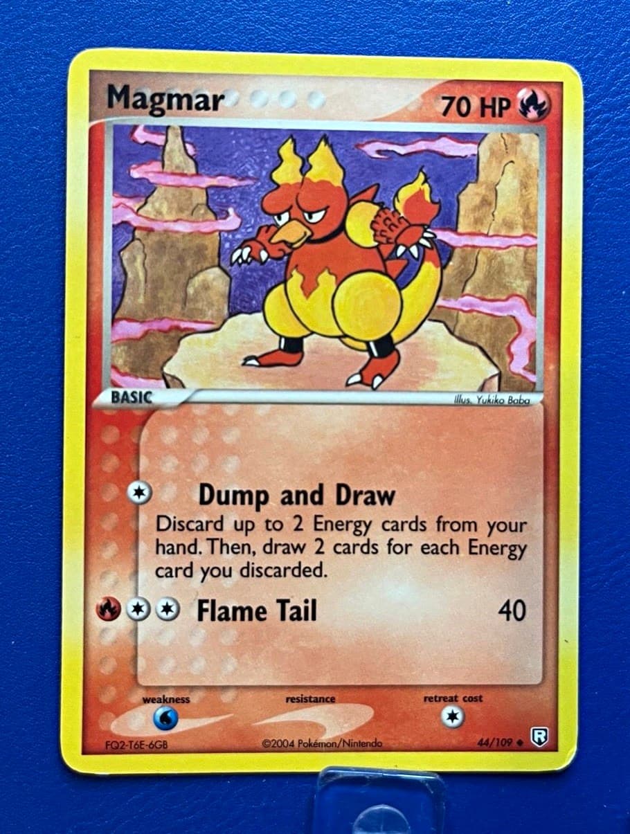 Magmar 44/109 EX Team Rocket Returns Unlimited Regular Uncommon English 2004