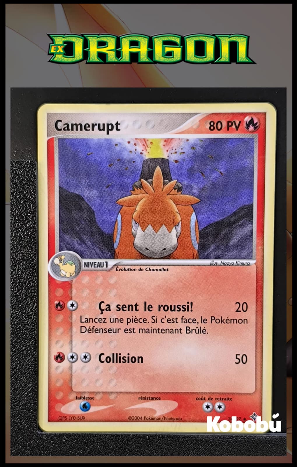 Carte Pokémon Camerupt 24/97 Ex Dragon Bloc EX FR 4