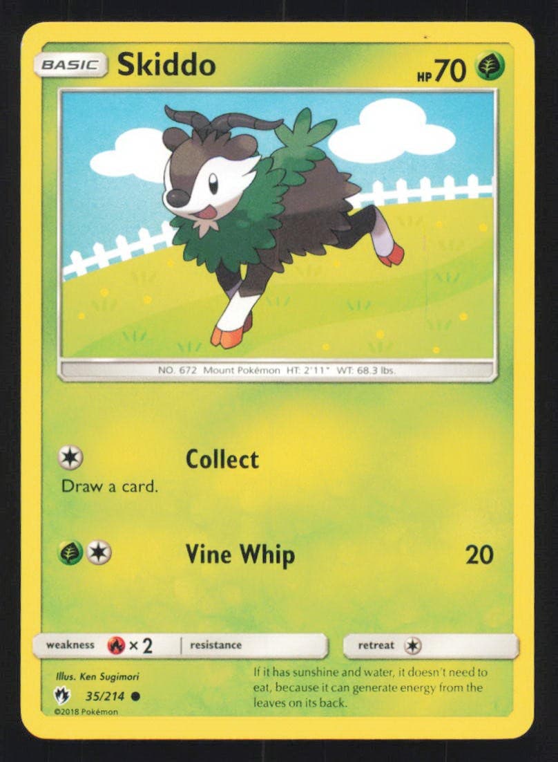SKIDDO 35/214 C LOST THUNDER POKEMON MP SUGIMORI