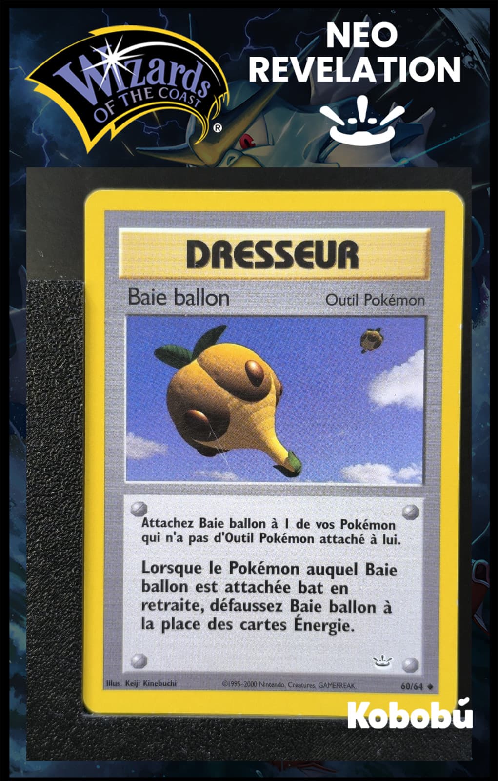Carte Pokémon Baie Ballon 60/64 Edition 2 Ed 2 Néo Révélation Wizards FR 5