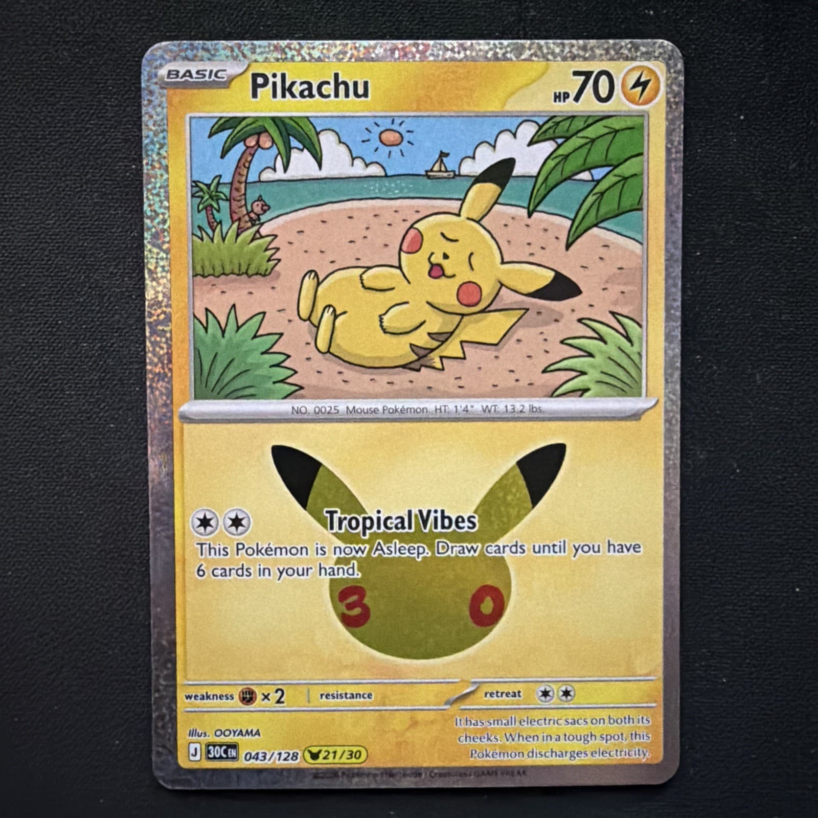 Pikachu - 2026 Pokemon 30th Celebration 43/128