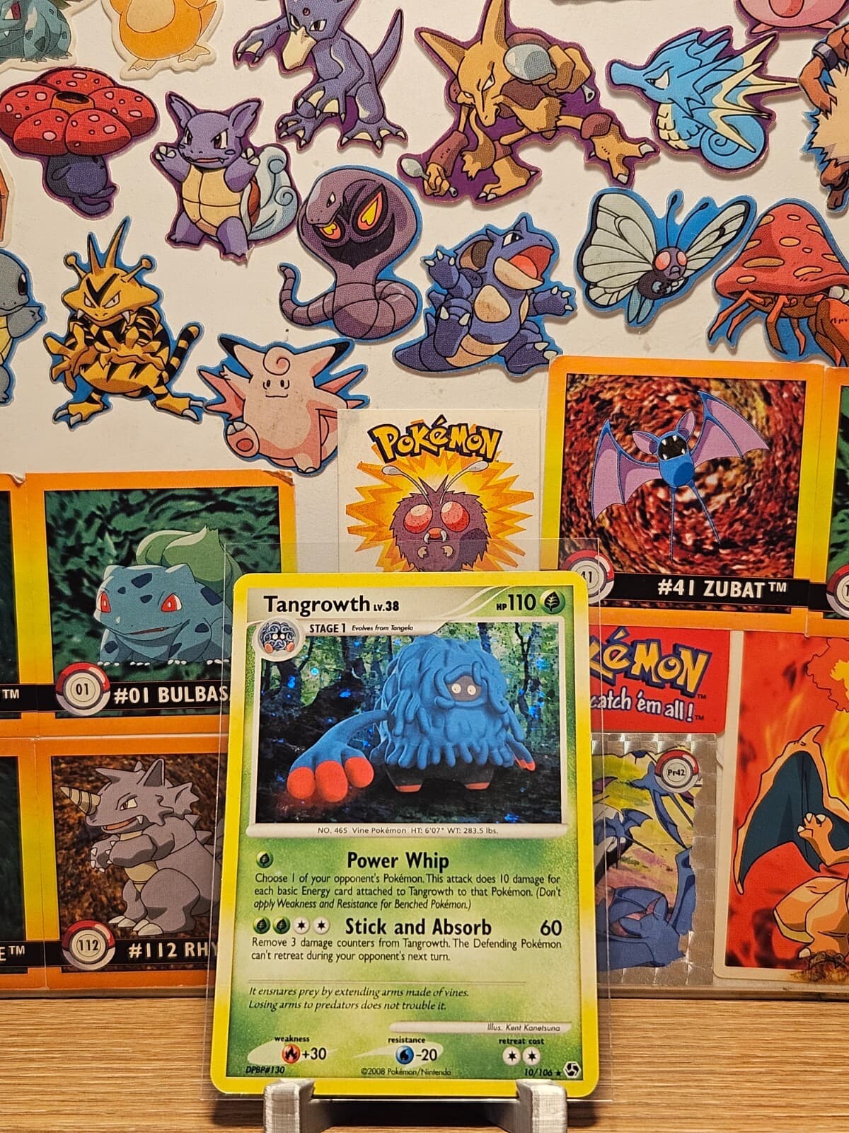 Pokemon Card - Tangrowth - Great Encounters 10/106 Holo Rare- light played