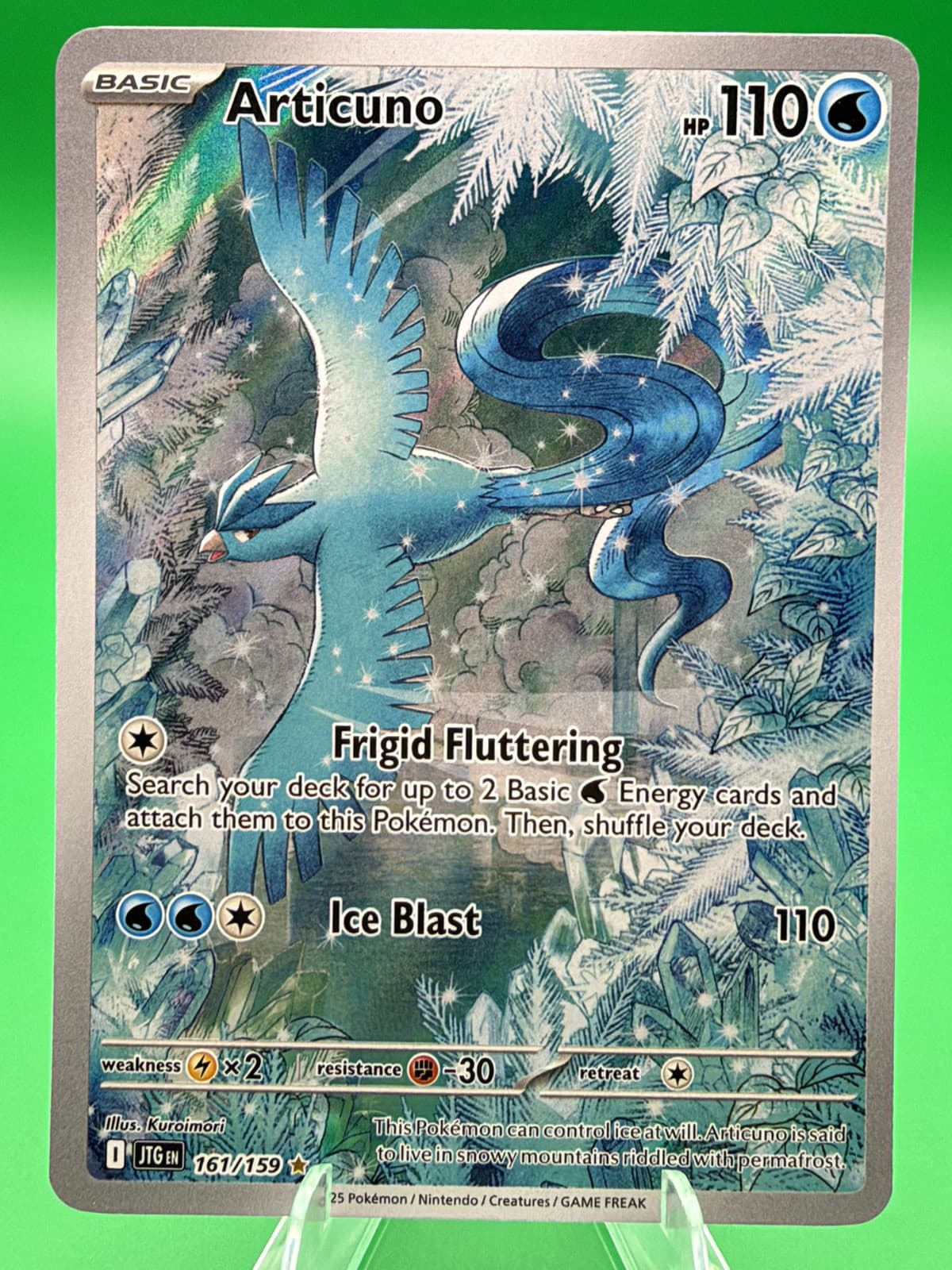 Pokémon Journey Together Articuno 161/159 Illustration Rare