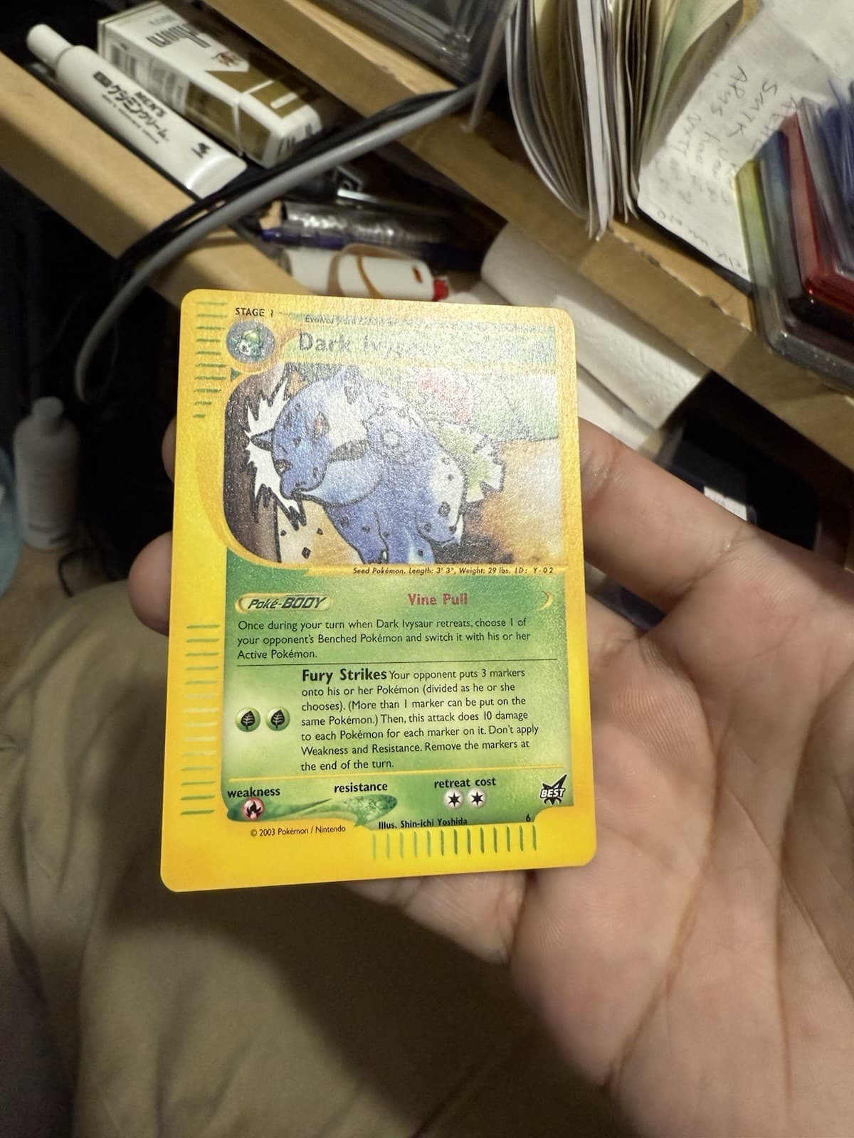 Pokémon Vintage Promo Dark Ivysaur 006/009 Wotc Best of Game 2003
