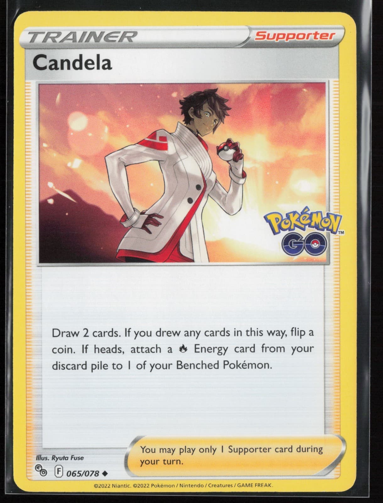 Candela 65/78 - Pokemon Go - PTCG - NM