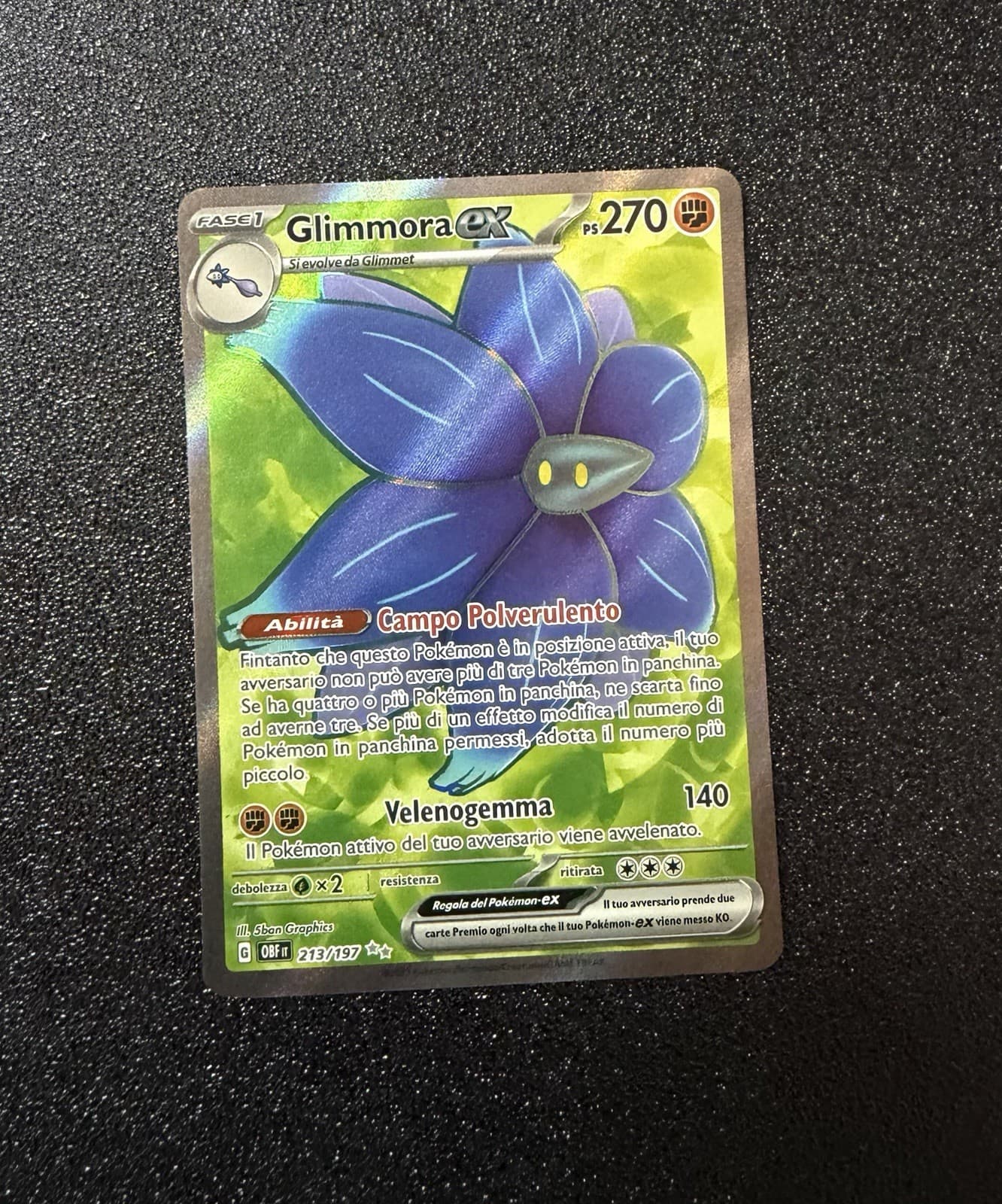 GLIMMORA EX 213/197 - OBF Pokemon OSSIDIANA INFUOCATA - ITALIANO - NEAR MINT