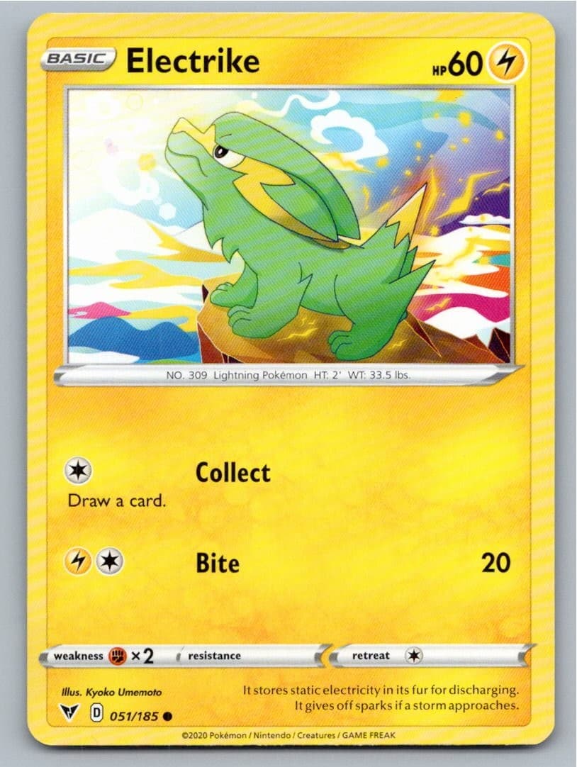 2020 POKEMON ELECTRIKE VIVID VOLTAGE 051/185 C NM A95614 FREE S&H