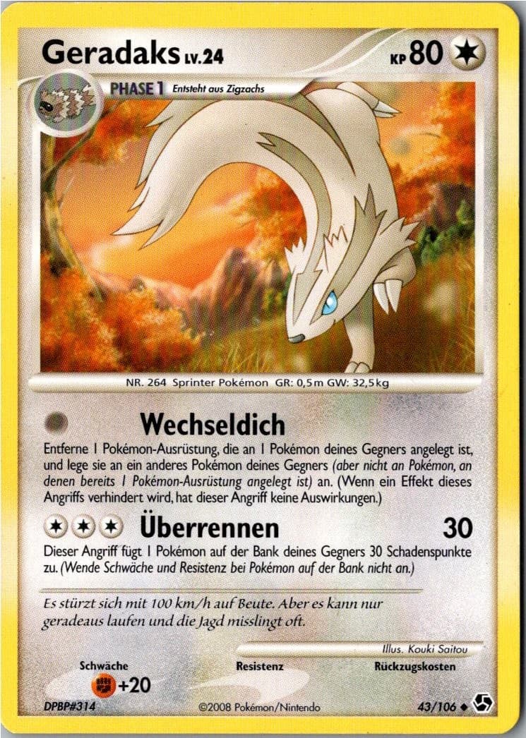 Pokemon Geradaks 43/106 Epische Begegnungen Deutsch
