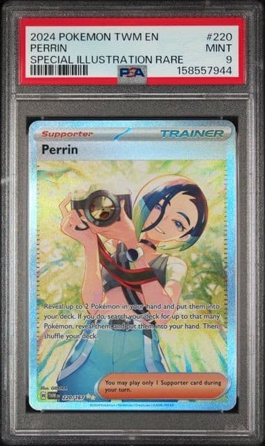 PSA 9 Perrin 220/167 Pokemon Twilight Masquerade Special Illustration Rare