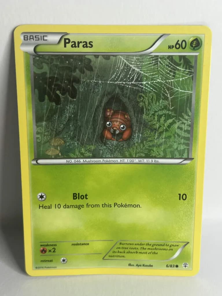 Paras 6/83 Generations NM Common Pokemon TCG