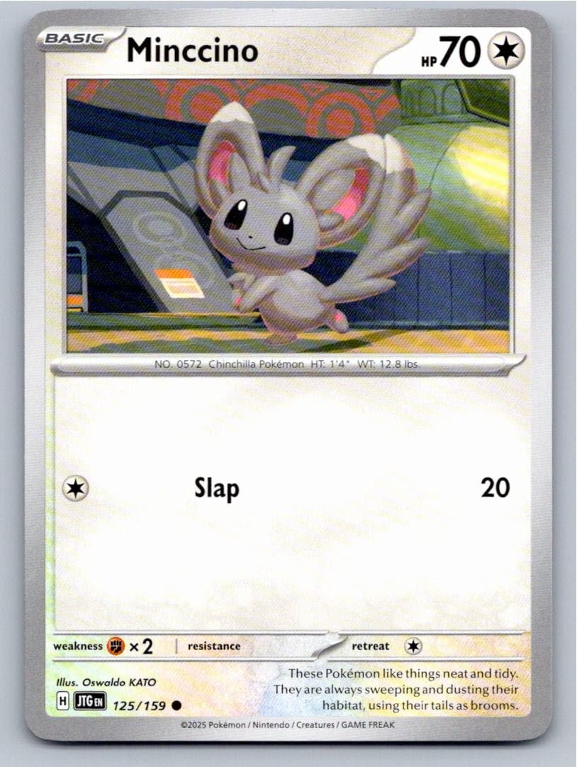 2025 POKEMON MINCCINO JOURNEY TOGETHER 125/159 COMMON NM A30049 FREE S&H