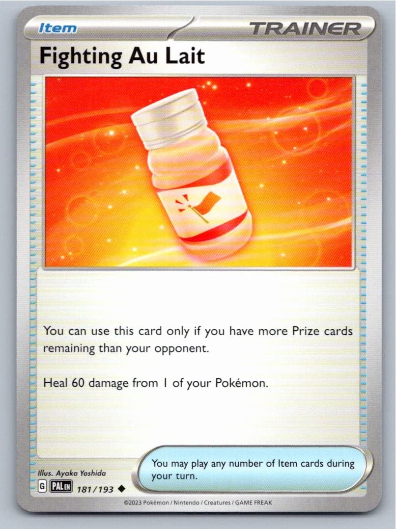 2023 POKEMON FIGHTING AU LAIT PALDEA EVOLVED 181/193 UNCOMMON NM A38324 FREE S&H