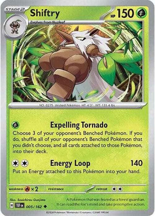 Shiftry - Normal Pokemon Scarlet & Violet Temporal Forces (005/162)