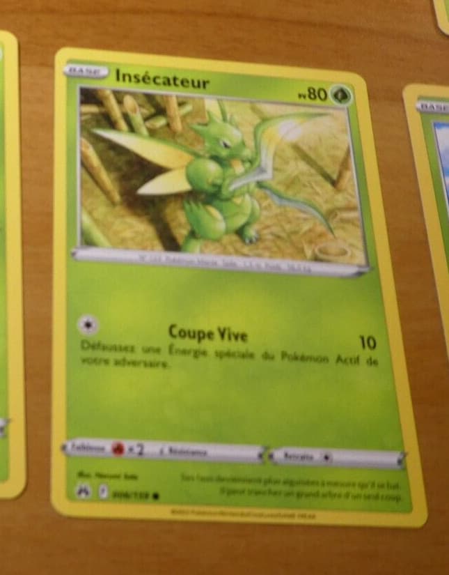 POKEMON ZENITH SUPREME FRANCAISE CARD CARTE INSECATEUR 006/159 FR JCC NM