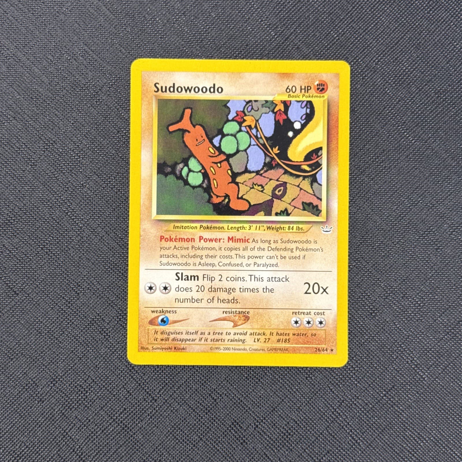 Sudowoodo 26/64 - Pokemon Neo Revelation. Pk003920